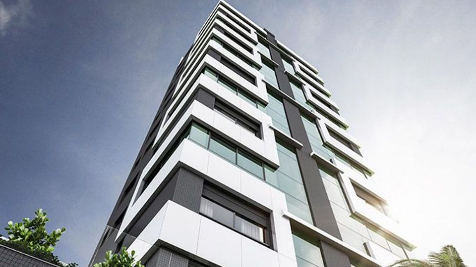 Fachada do empreendimento Match da construtora Zuckhan.