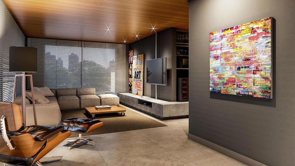 Imagem ilustrativa do lounge do empreendimento Match da construtora Zuckhan.