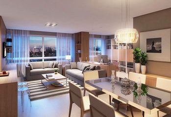 Apartamento Opção 2 Dormitórios com Living Estendido 85,87m² Privativos