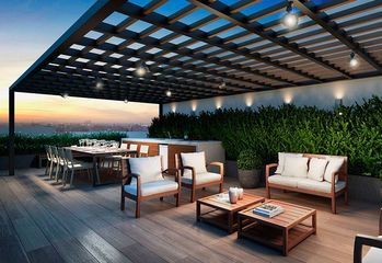 Sky Lounge com Parilla, Estar e Pergolado