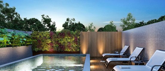 Piscina do empreendimento Montblanc da contrutora de alto padrão Zuckhan